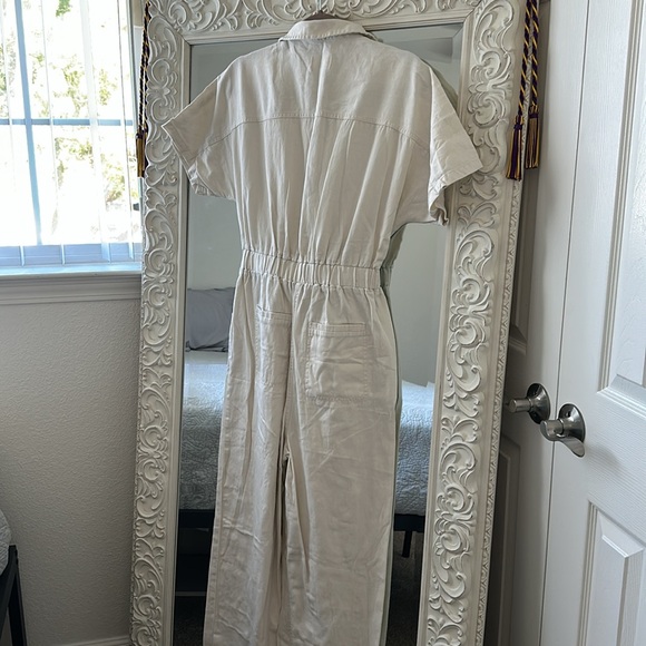 Universal threads cream jumpsuit - Picture 3 of 3